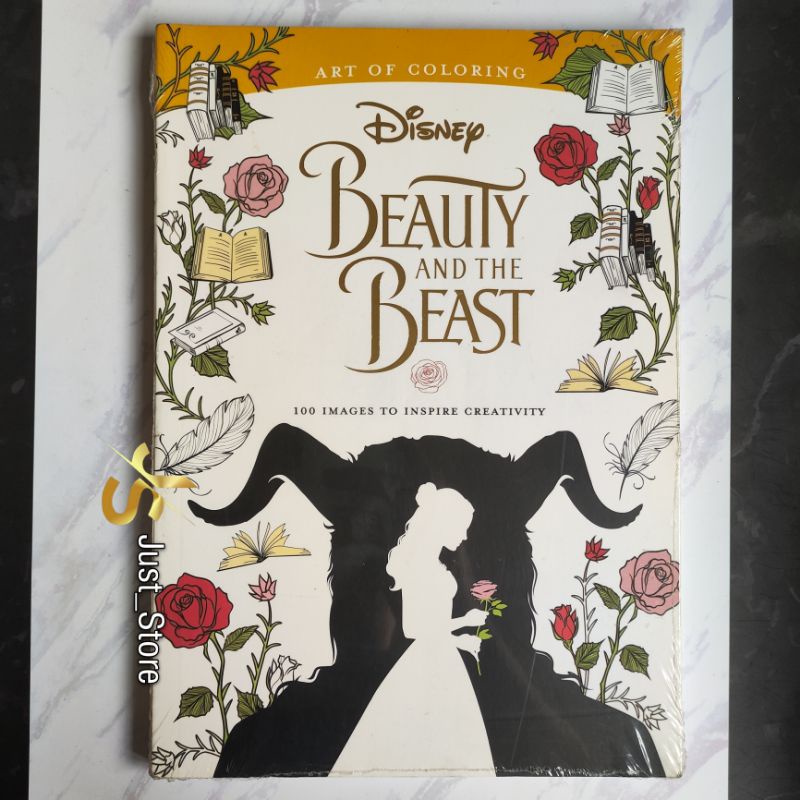 Jual disney Art of Coloring: Beauty and the Beast: 100 Images to ...