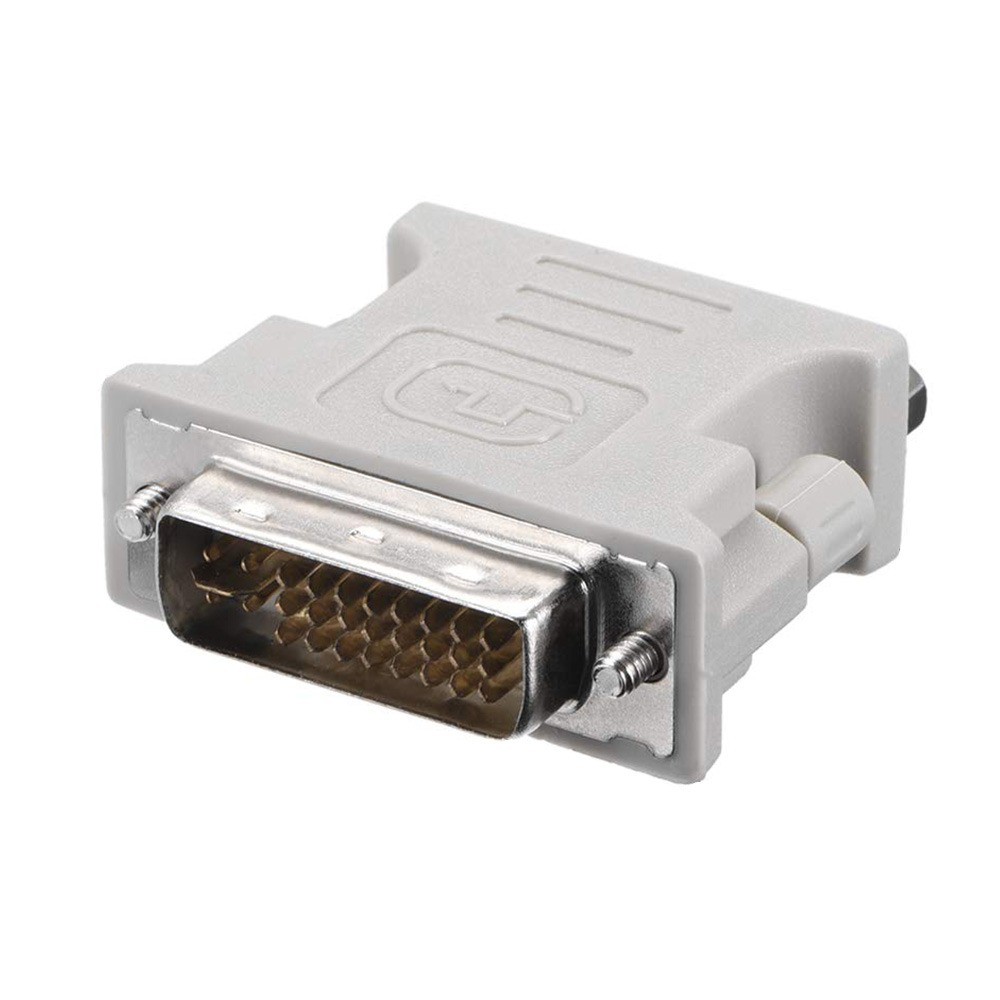 Jual DVI-I 24+5 Pin Male To VGA HD15 Pin connector Female Adapter ...