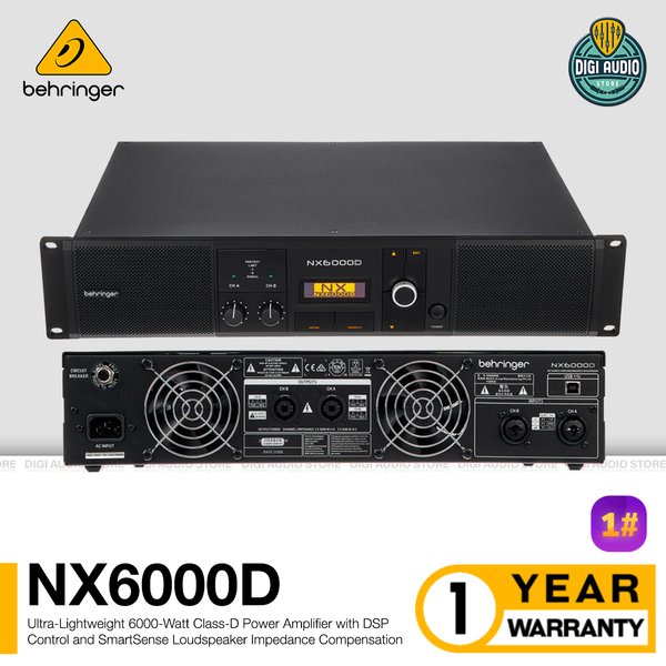 Jual HARGA MURAH Power Amplifier Speaker Pasif Behringer NX6000D 6000