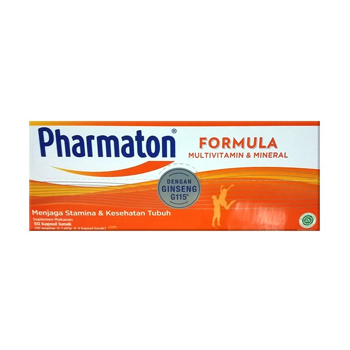 Jual Pharmaton Formula Multi Vitamin Suplemen 1 Strip Isi 5 Kapsul ...