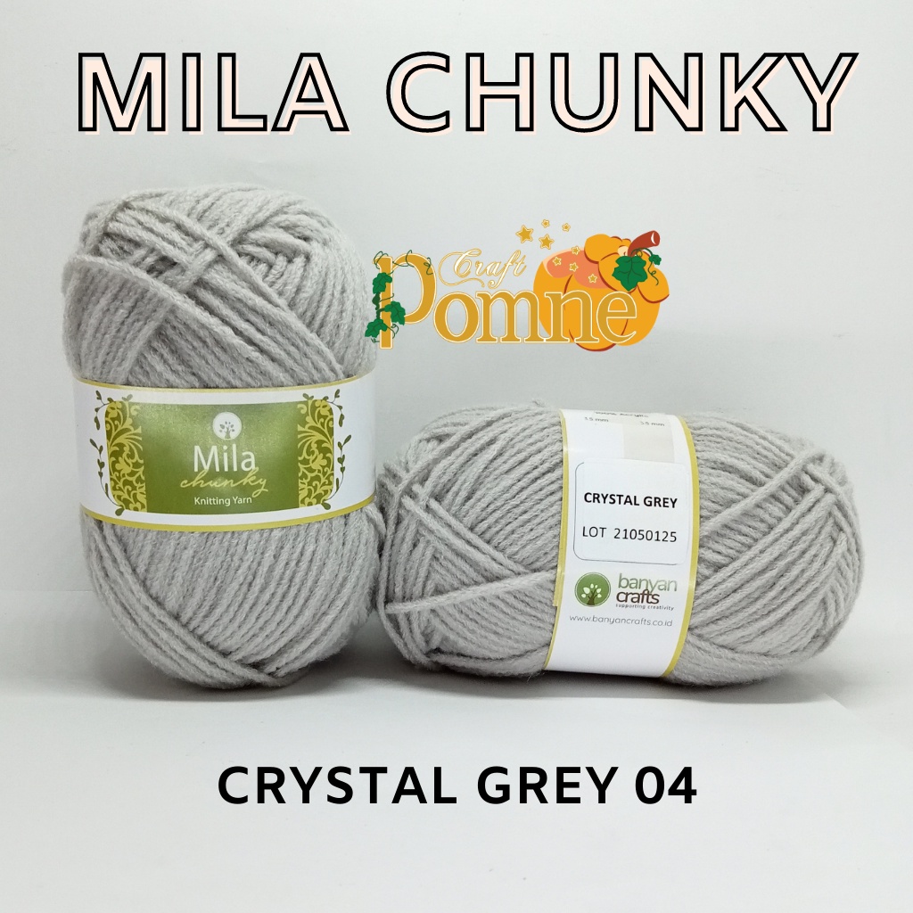 Jual Benang Rajut Mila Chunky Acrylic Braided Yarn Shopee Indonesia