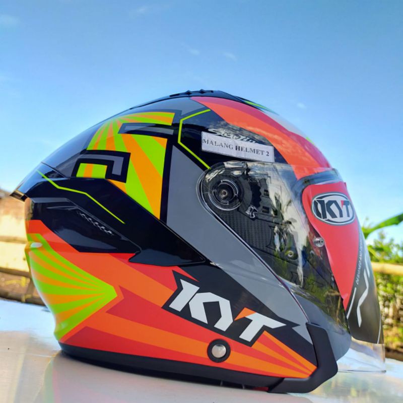Jual Helm Half Face KYT NFJ JAUME MASIA 2019 2021 [Ongkir Murah 2kg