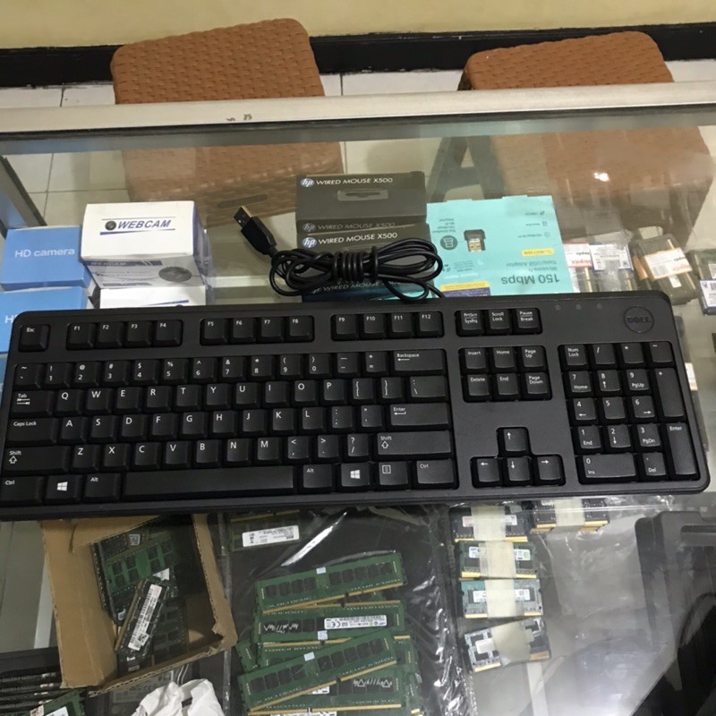 Jual Keyboard Dell BuildUp KB212-B Mulus | Shopee Indonesia