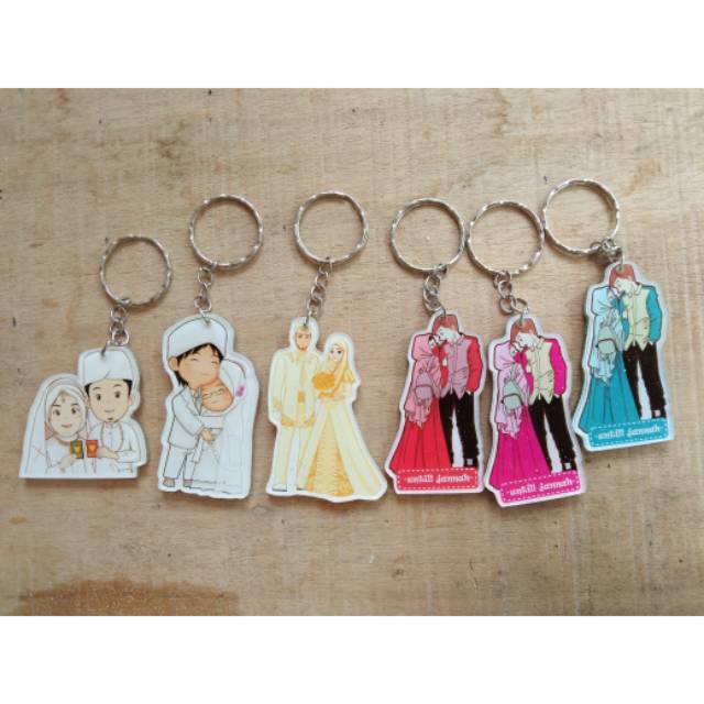 Jual Souvenir Pernikahan / Gantungan Kunci / Gantungan Kunci Akrilik /  souvenir / Mercendais | Shopee Indonesia