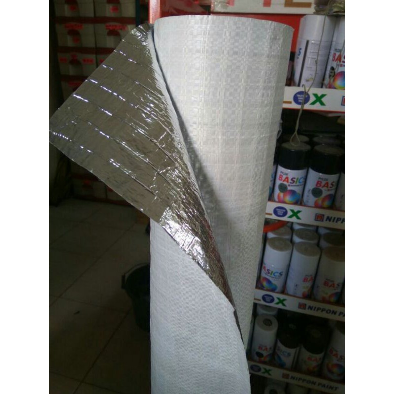 Peredam Panas Atap - Aluminium Foil Woven Singel Side - 10 Meteran