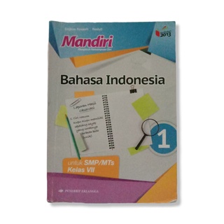 Jual Buku Cetak Bahasa Indonesia Mandiri SMP Kelas 7 Kurikulum 2013 ...