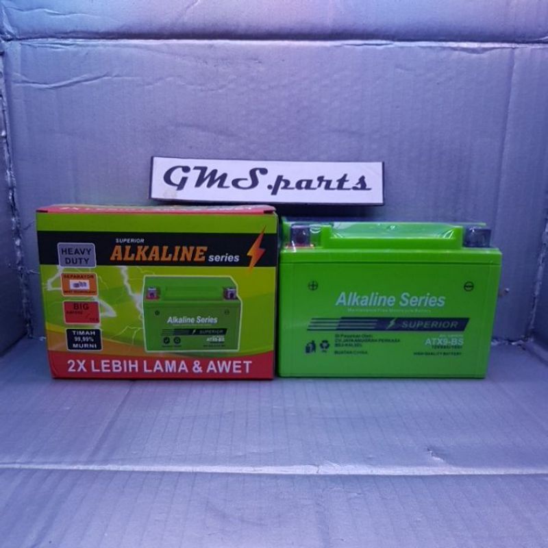 Jual AKI ALKALINE NINJA 250 FI, NINJA 250 KARBU, ZX25R, Z 250