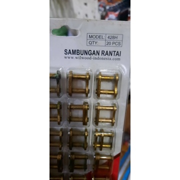 Jual Sambungan Kancingan Connecting Rantai 428 H DAN 520 H GOLD SERIES ...