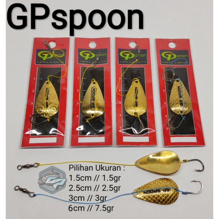 Jual GP Spoon / GPSPOON / Micro Spoon / Spoon Killer / spoon hampala ...