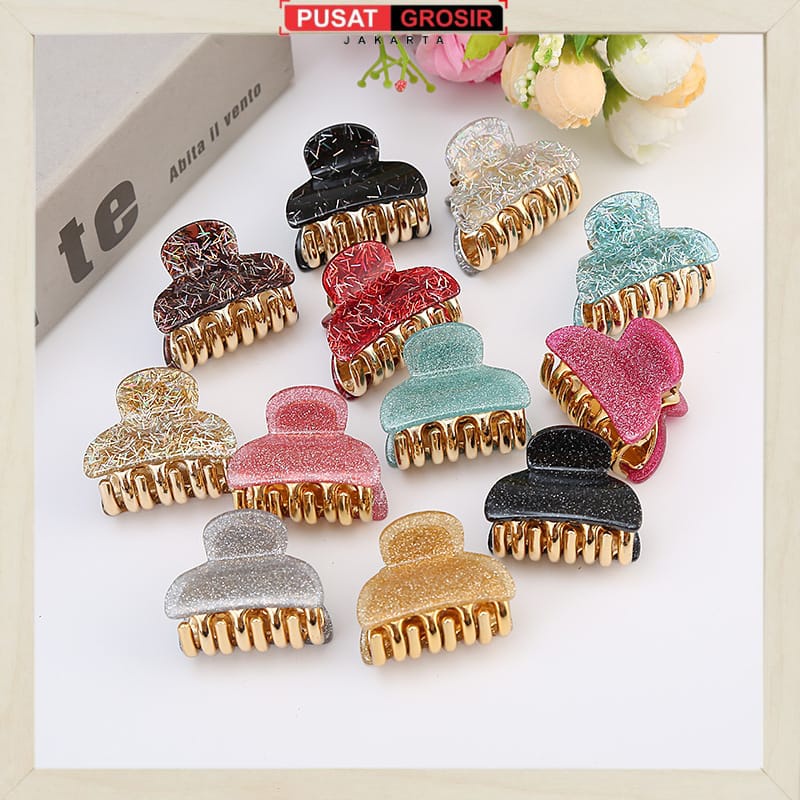 Jual S212 Jepitan Rambut Gold Emas Motif Jedai Rambut Import | Shopee ...
