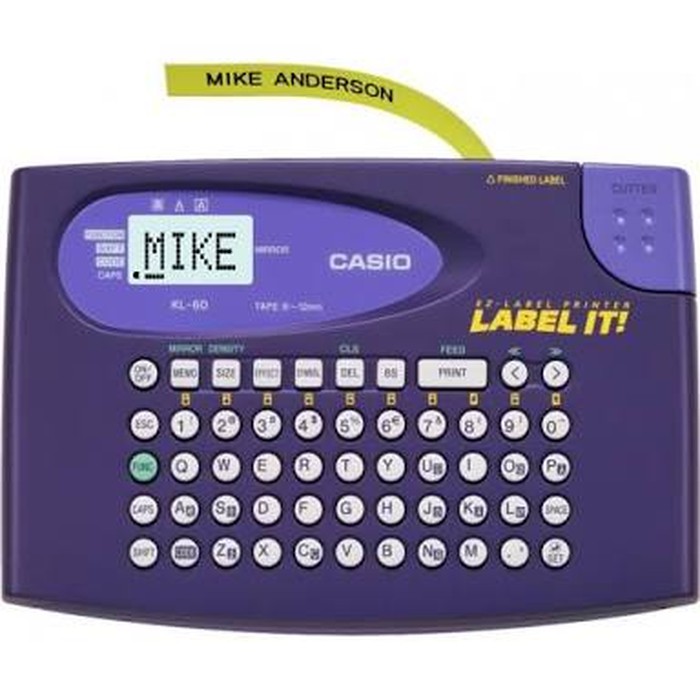 Jual TERMURAAH Label Casio Printer KL-60L Label IT KL60 Printer Label ...