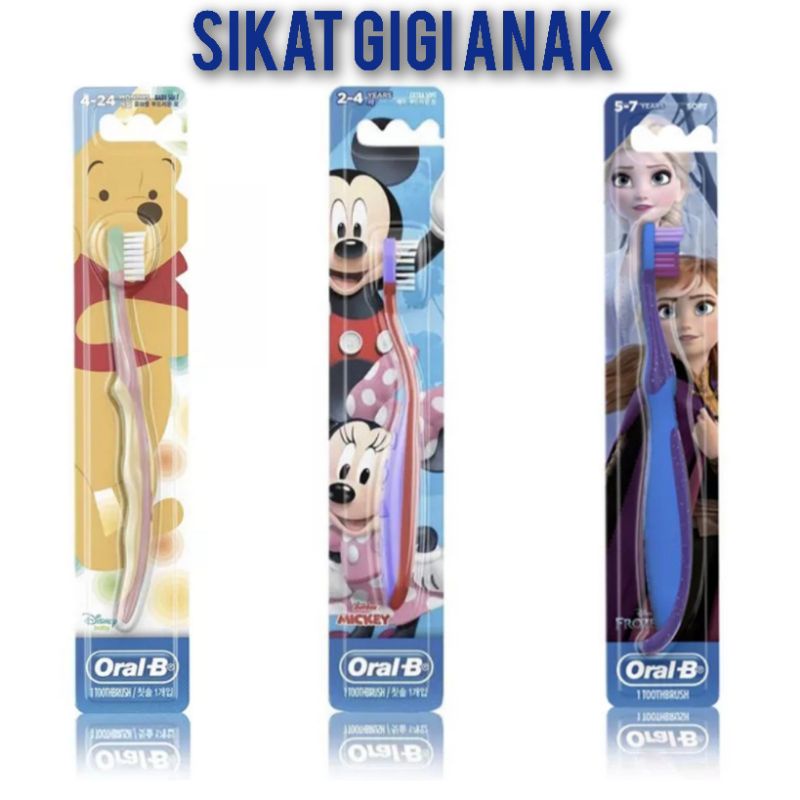 Jual Oral-B Sikat Gigi Anak Stages 1 4-23 Bulan Soft / Stages 2 2-4 ...