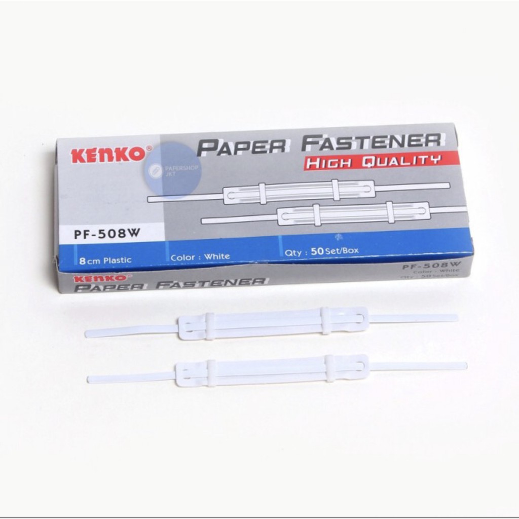 Jual BOS KENKO Paper Fastener PF-508/ Acco/ Pengikat Kertas - Putih ...