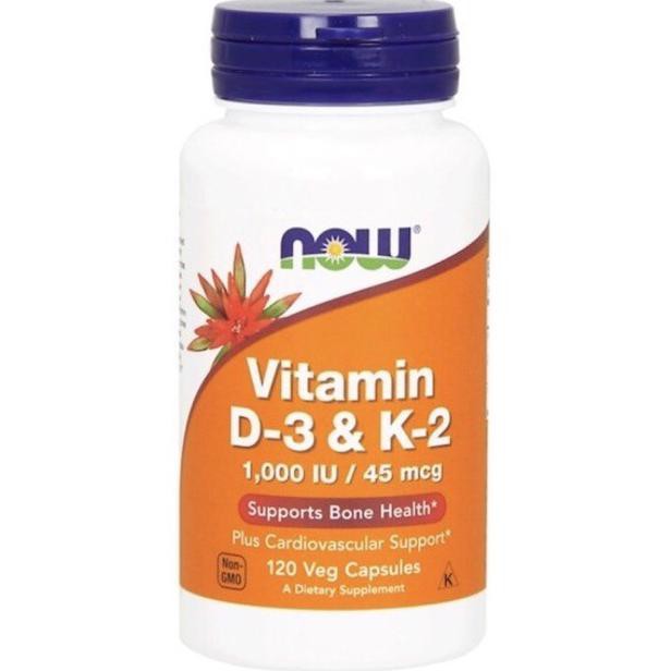 Jual NOW now Vitamin Vit D3 K2 D-3 K-3 VitD VitK VitD3 VitK2 1000iu 45 ...