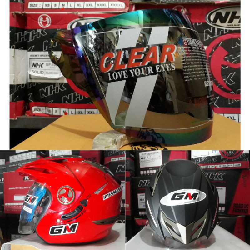 Jual Kaca Helm Gm Imprezza Pelangi Anti Silau Shopee Indonesia