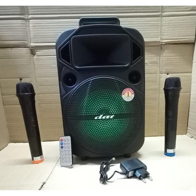 Jual Speaker Aktif Portable Bluetooth Dat Inch Dt As Mic Wireless Lissa Sasmita Shopee