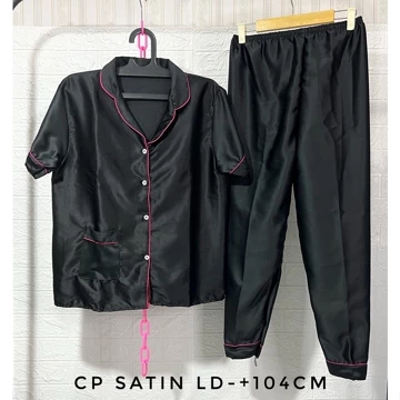 Piyama CP Satin Dewasa Ukuran Standar Piyama Celana Panjang Satin Polos