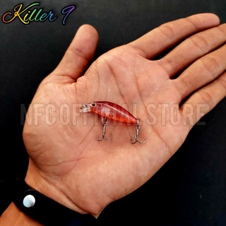 Jual Lure Micro / Mini Minnow 4cm / 2,5 gram Sinking Replika Gomoku Jaminan  ACTION dengan warna KILLER