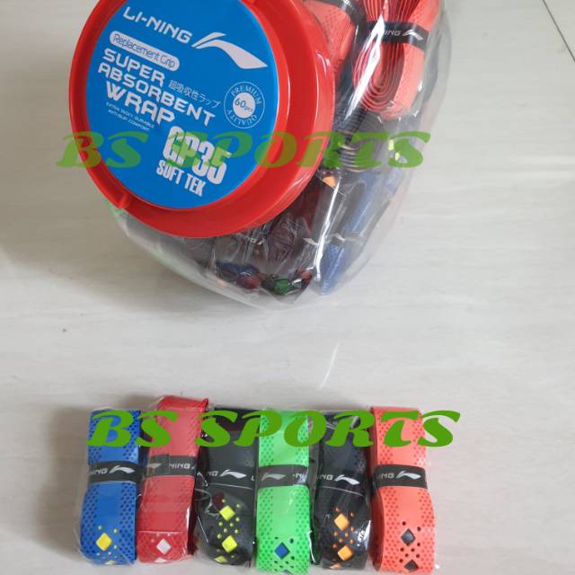 Jual GRIP RAKET BADMINTON KARET LINING MOTIF BATIK ASLI ORI ORIGINAL ...