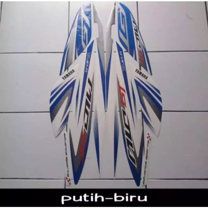 Jual Sticker Striping Full Set Lis List Bodi Yamaha Motor Mio Gt Tahun