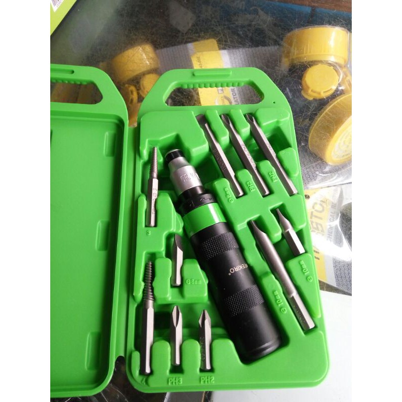 Jual tekiro IM0921 obeng ketok set 11 pcs impact driver 11pcs im 0921 ...