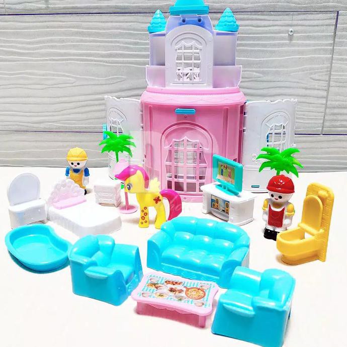 Jual RUMAH ISTANA IMPIAN KUDA PONI | PLUS BERBIE | Shopee Indonesia