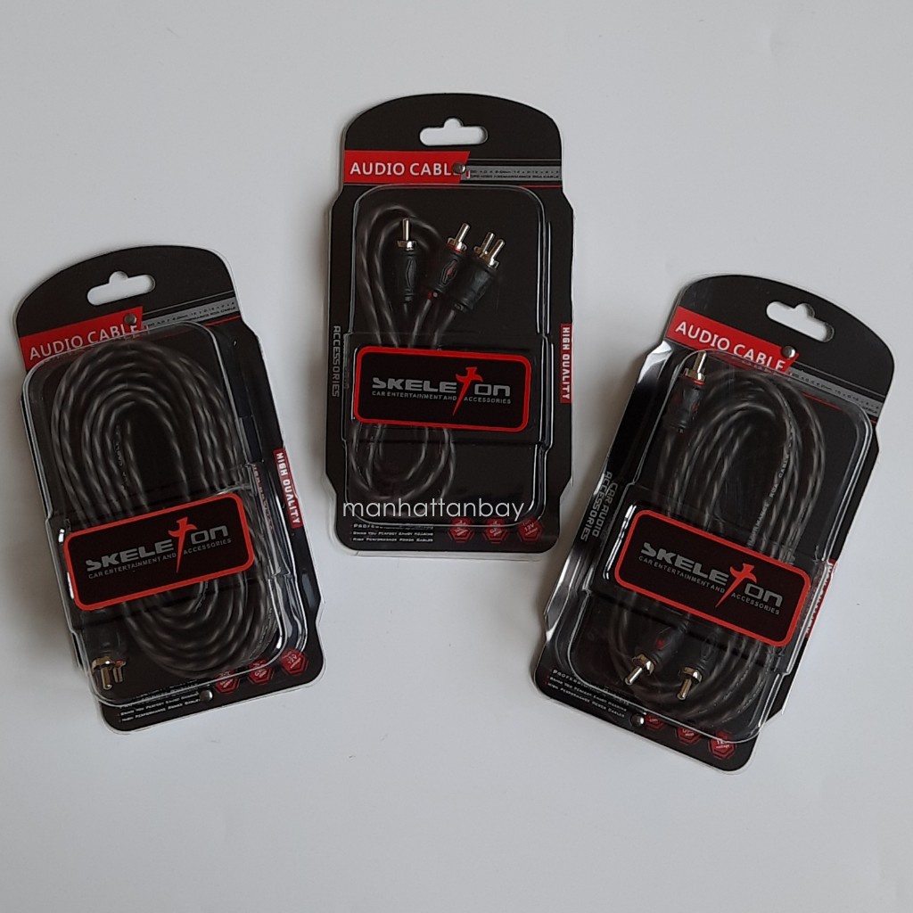 Jual Kabel RCA Merk Skeleton | Shopee Indonesia