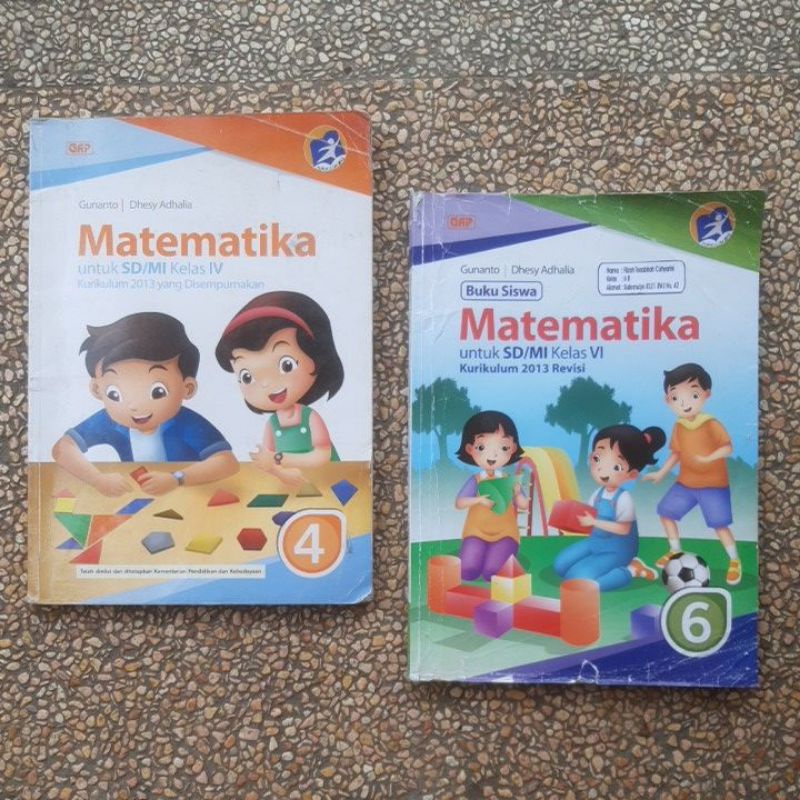 Jual Buku Matematika Sd Kelas Revisi Kurikulum Gap Shopee Indonesia