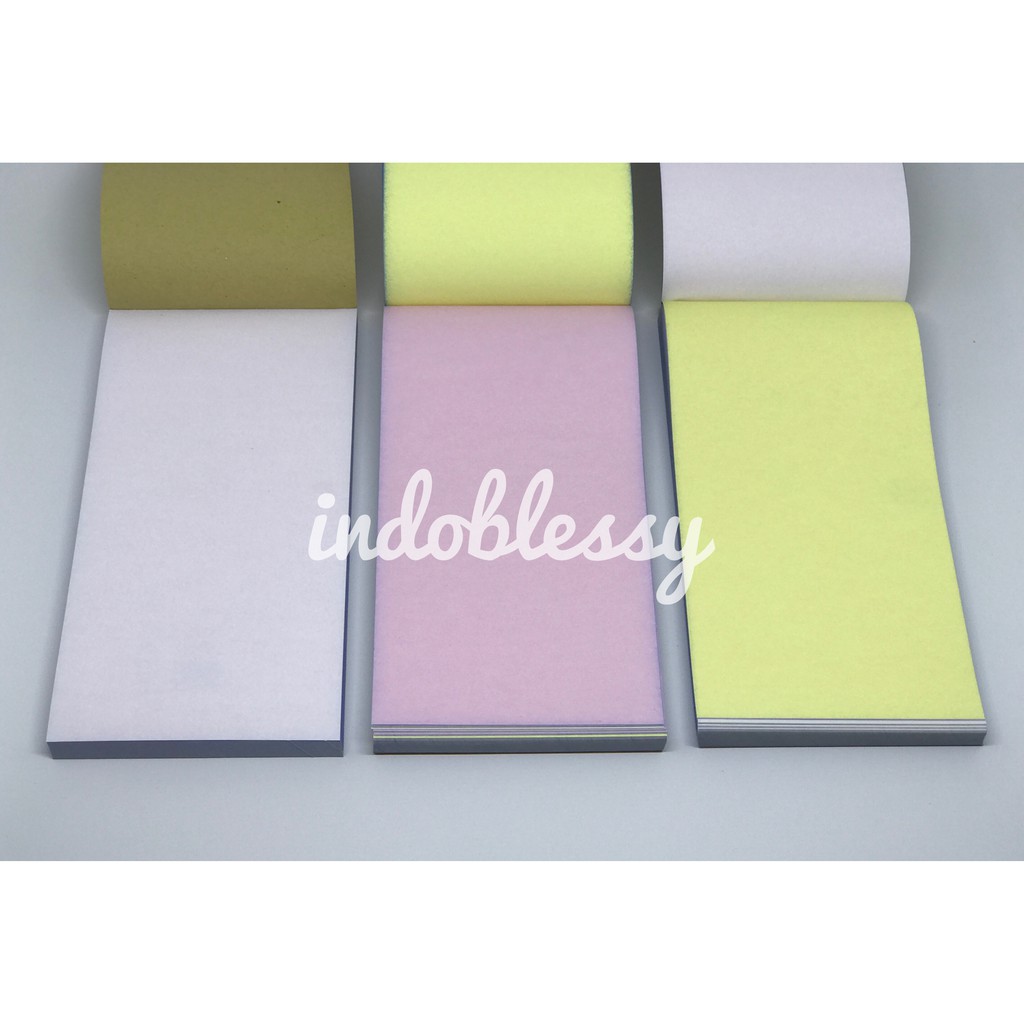 Jual BUKU NCR POLOS 3 Rangkap ( 3 Ply) Putih, Merah & Kuning ukuran A4 ...