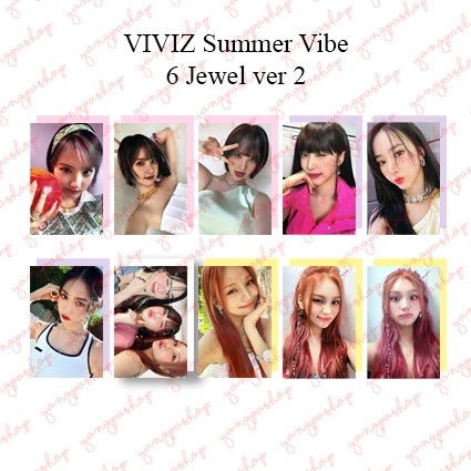 Jual [READY / SET] VIVIZ SUMMER VIBES VIVI PHOTOCARD FAN MADE ...