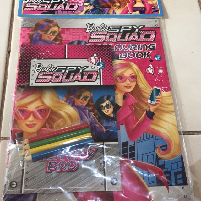 Jual Barbie Spy Squad Colouring Book / Buku Mewarnai | Shopee Indonesia