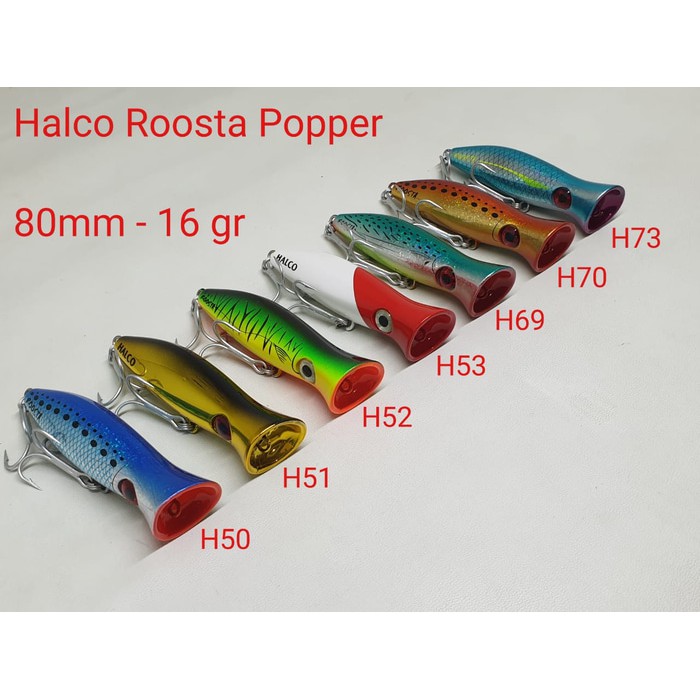 Halco RP135#H70 Roosta Popper, King Brown
