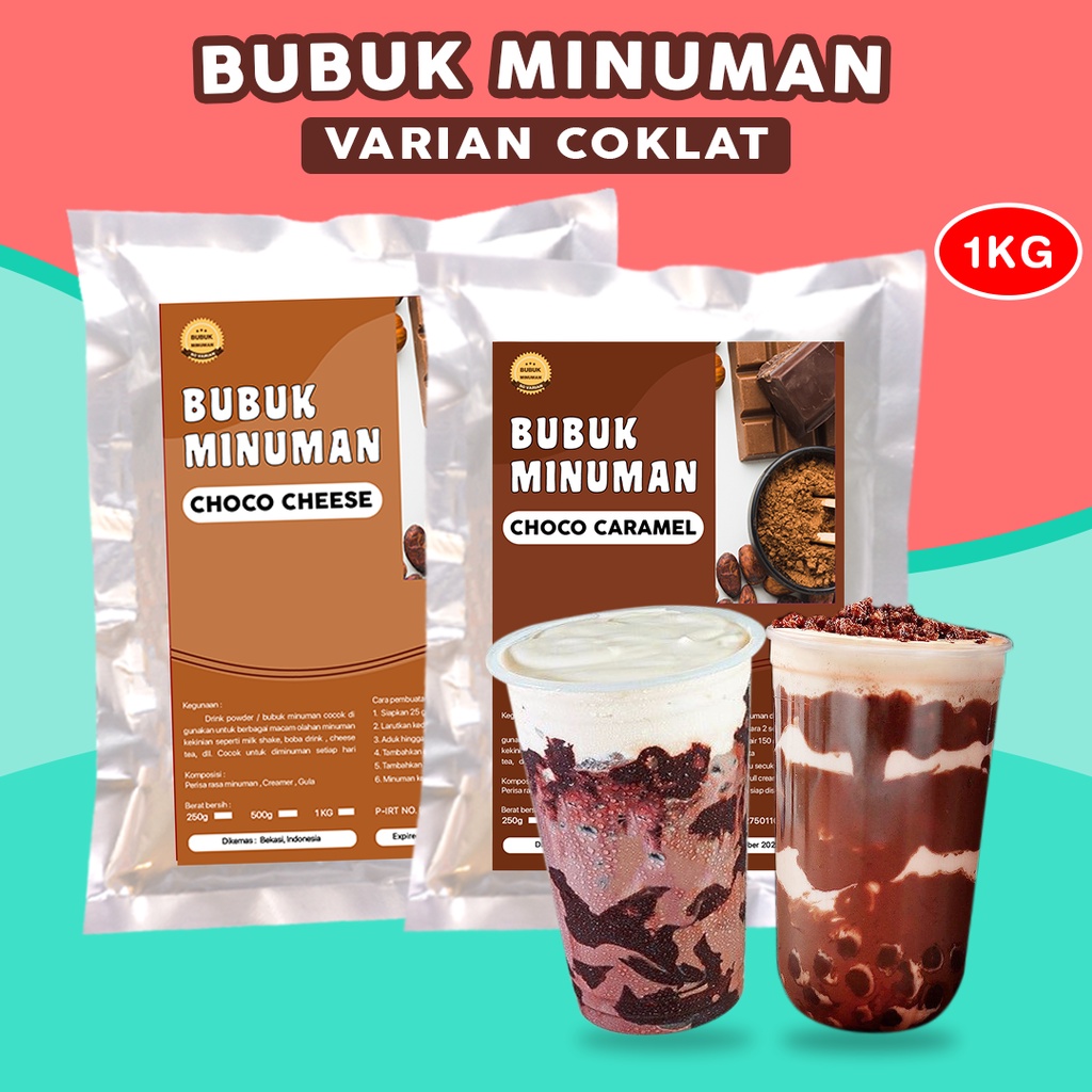 Jual BUBUK MINUMAN RASA COKLAT 1KG / BUBUK MINUMAN BOBA 1KG / SERBUK ...