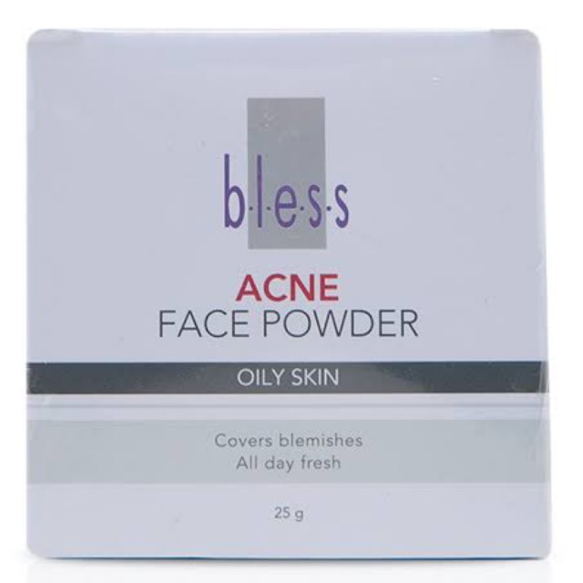 Jual Bless Acne Face Powder Oily Skin Berminyak / Bedak Tabur Isi Ulang ...