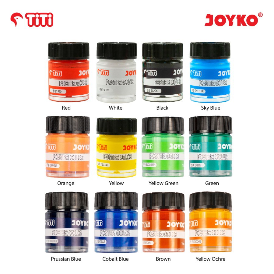 Jual Poster Color Cat Poster Joyko TiTi A POC-10ML-6 | Shopee Indonesia