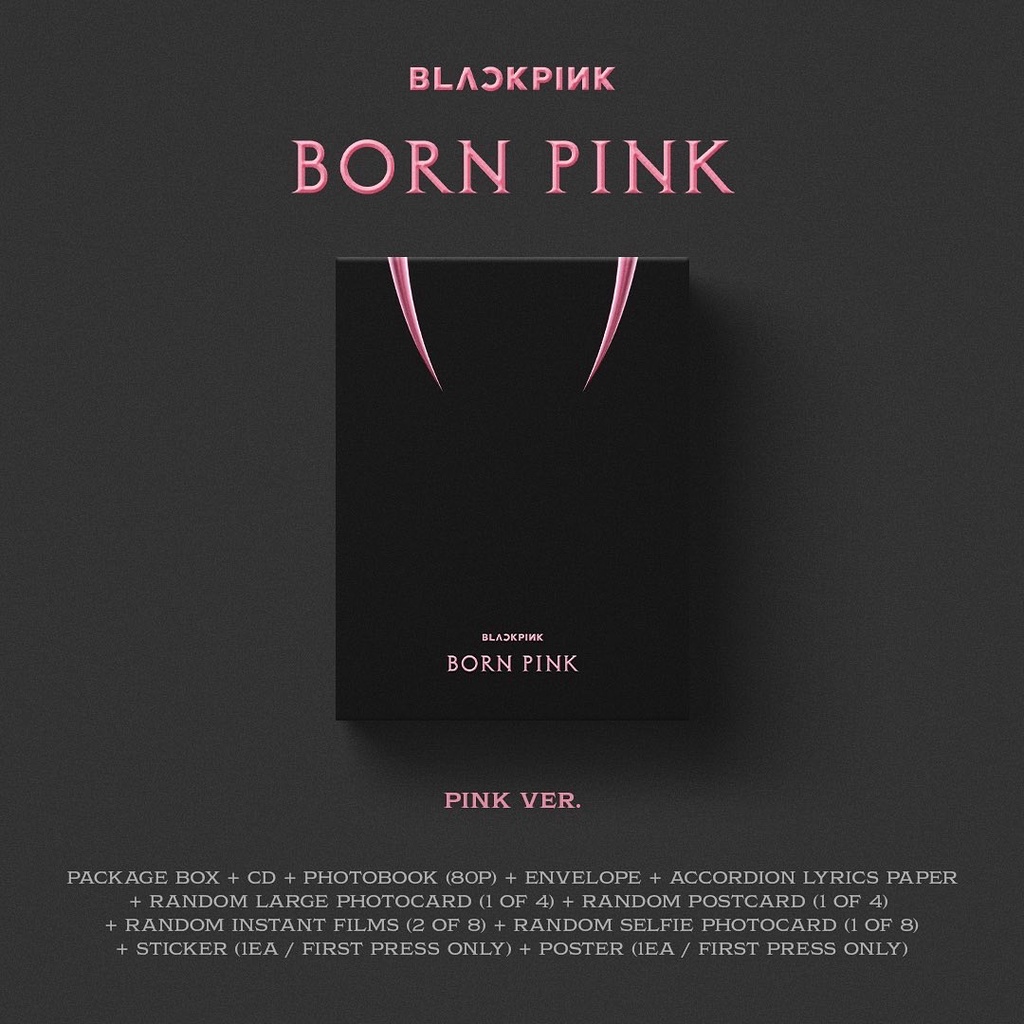 Jual BLACKPINK - 2nd ALBUM [BORN PINK] BOX SET | Shopee Indonesia