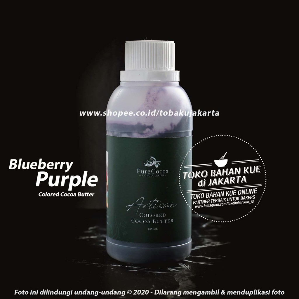 Jual Chocolate Coloring Purple Pure Cocoa Artisan Cocoa Butter Pewarna