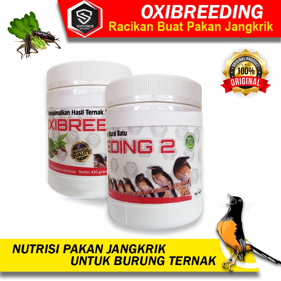 Jual Nutrisi Pakan Jangkrik Untuk Burung Ternak Oxibreeding Spesial