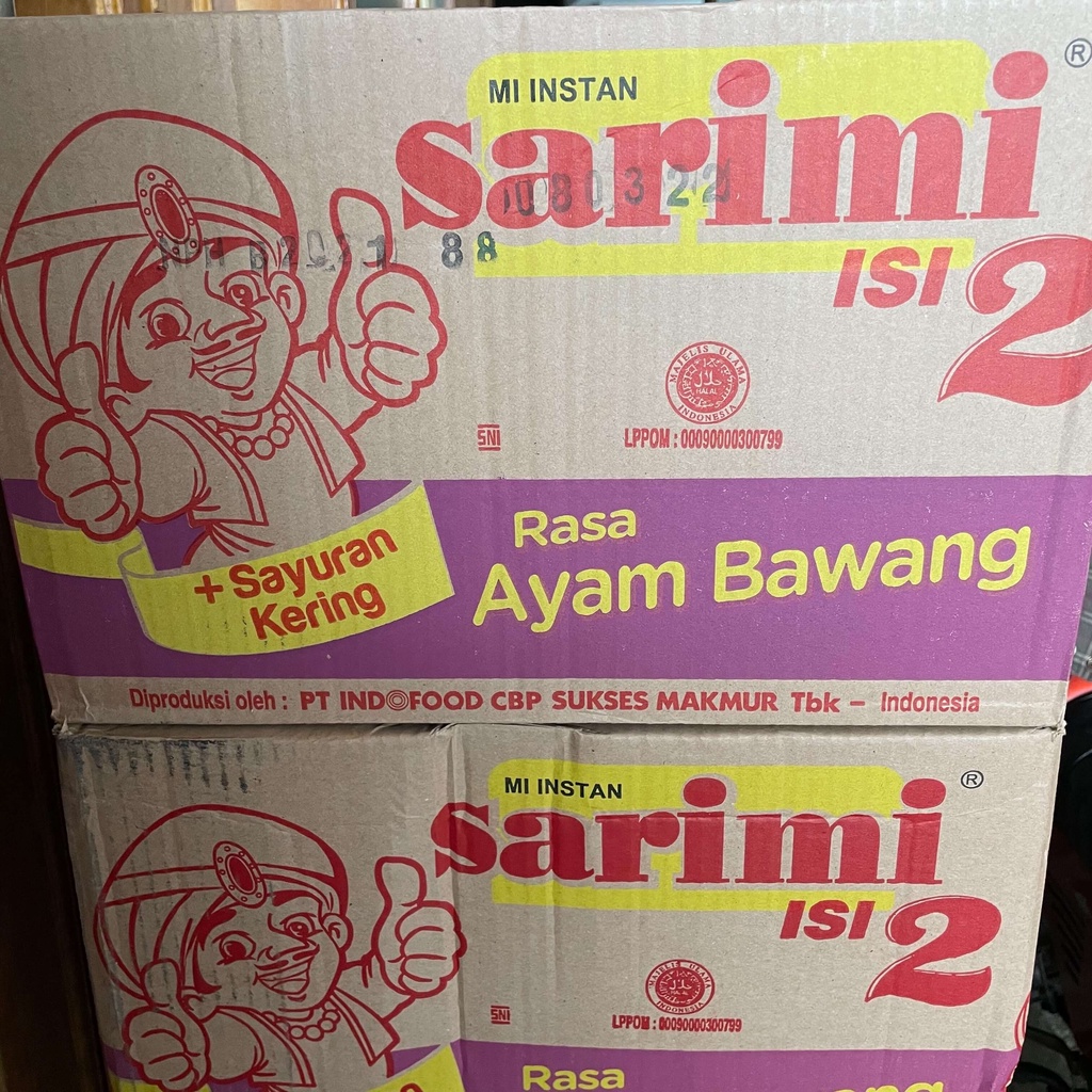 Jual Mie Instan Rebus Merk/Sarimi Isi 2 Rasa Ayam Bawang dan Mie Goreng ...
