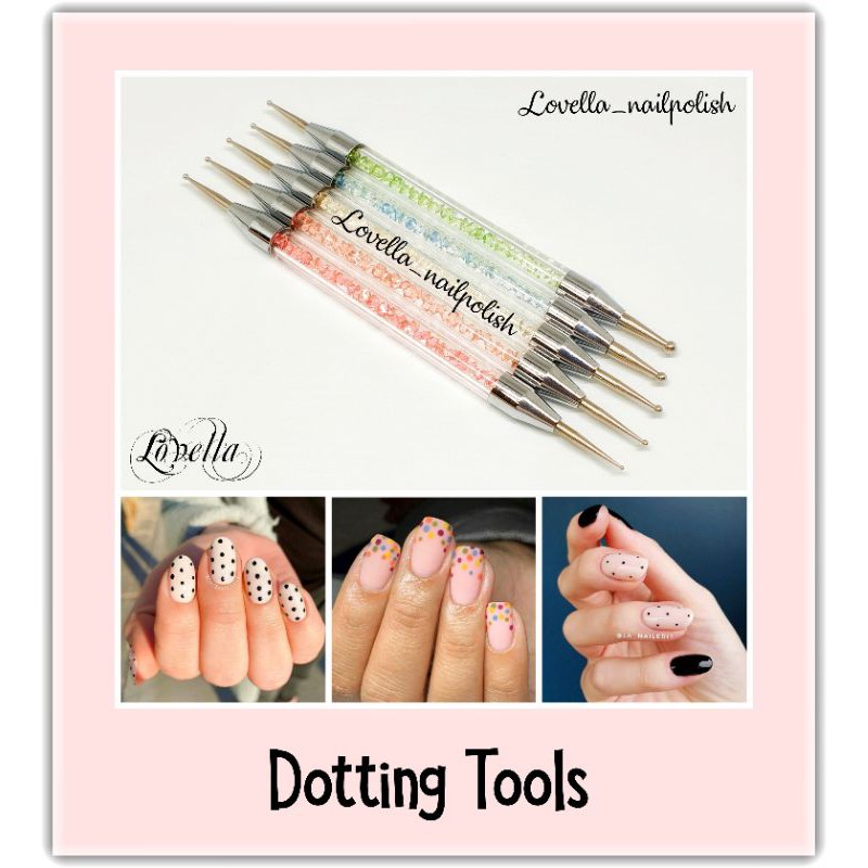 Jual DOTTING TOOLS 1 SET (5 pcs) / Alat Nail Art / Penghias Kuku / Alat Hias Kuku / Kuas Nail