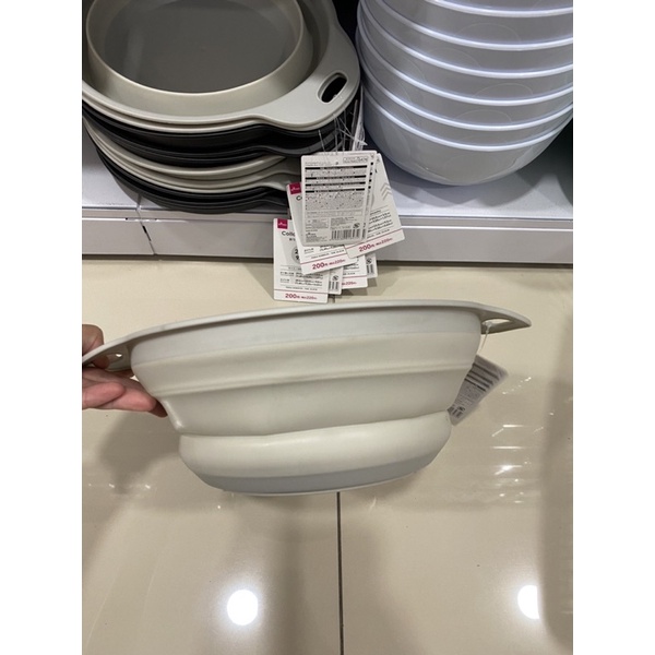 Jual baskom lipat daiso collapsible bucket | Shopee Indonesia