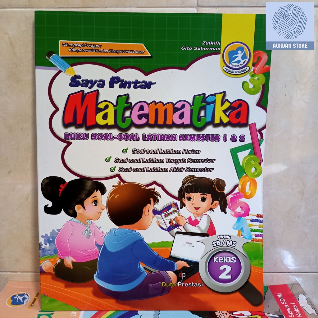 Jual BUKU SAYA PINTAR MATEMATIKA UNTUK SD/MI KELAS 2 BUKU SOAL LATIHAN ...