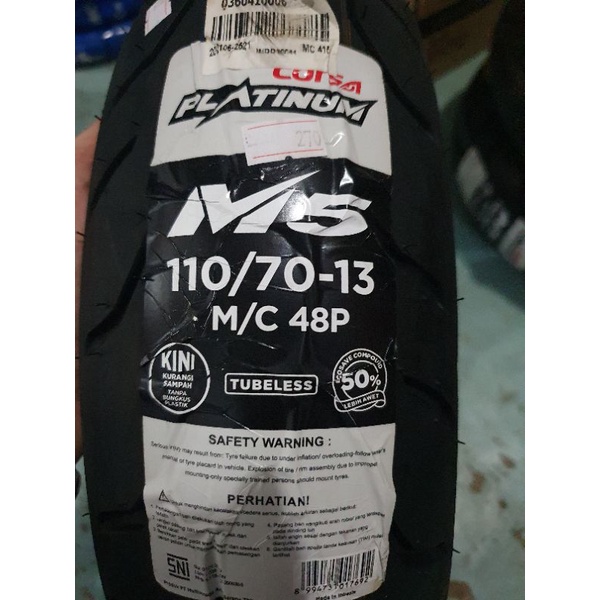 Jual Ban Motor Yamaha Nmax Corsa M Platinum Ring Tubeless