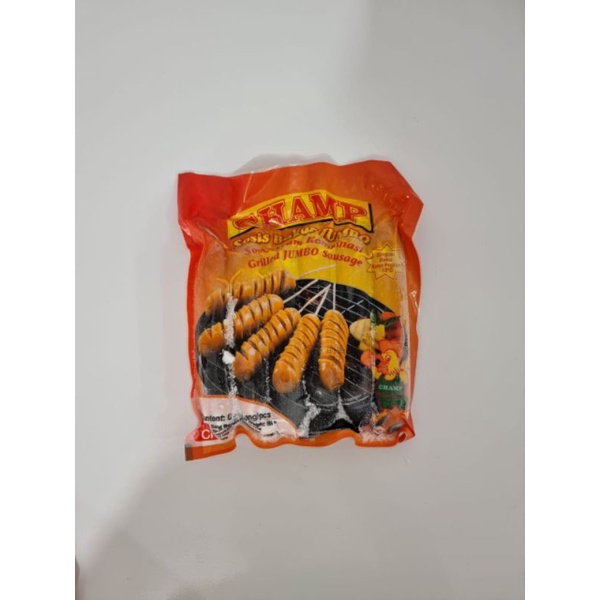 Jual Champ Sosis Jumbo Bakar Ayam 500 GR | Shopee Indonesia