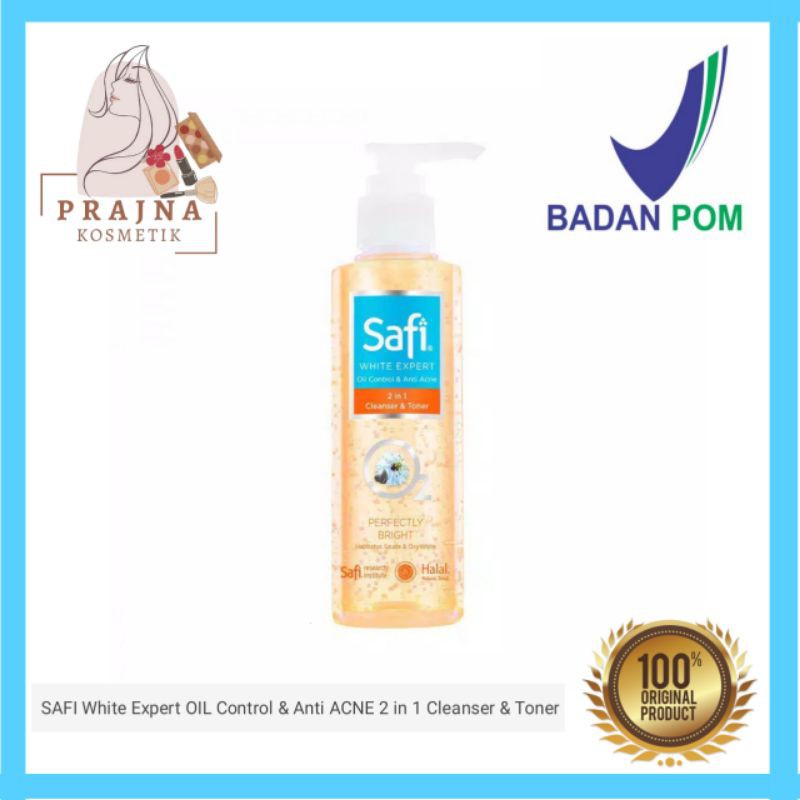 Safi oil control & anti acne 2 in 1 cleanser deals & toner