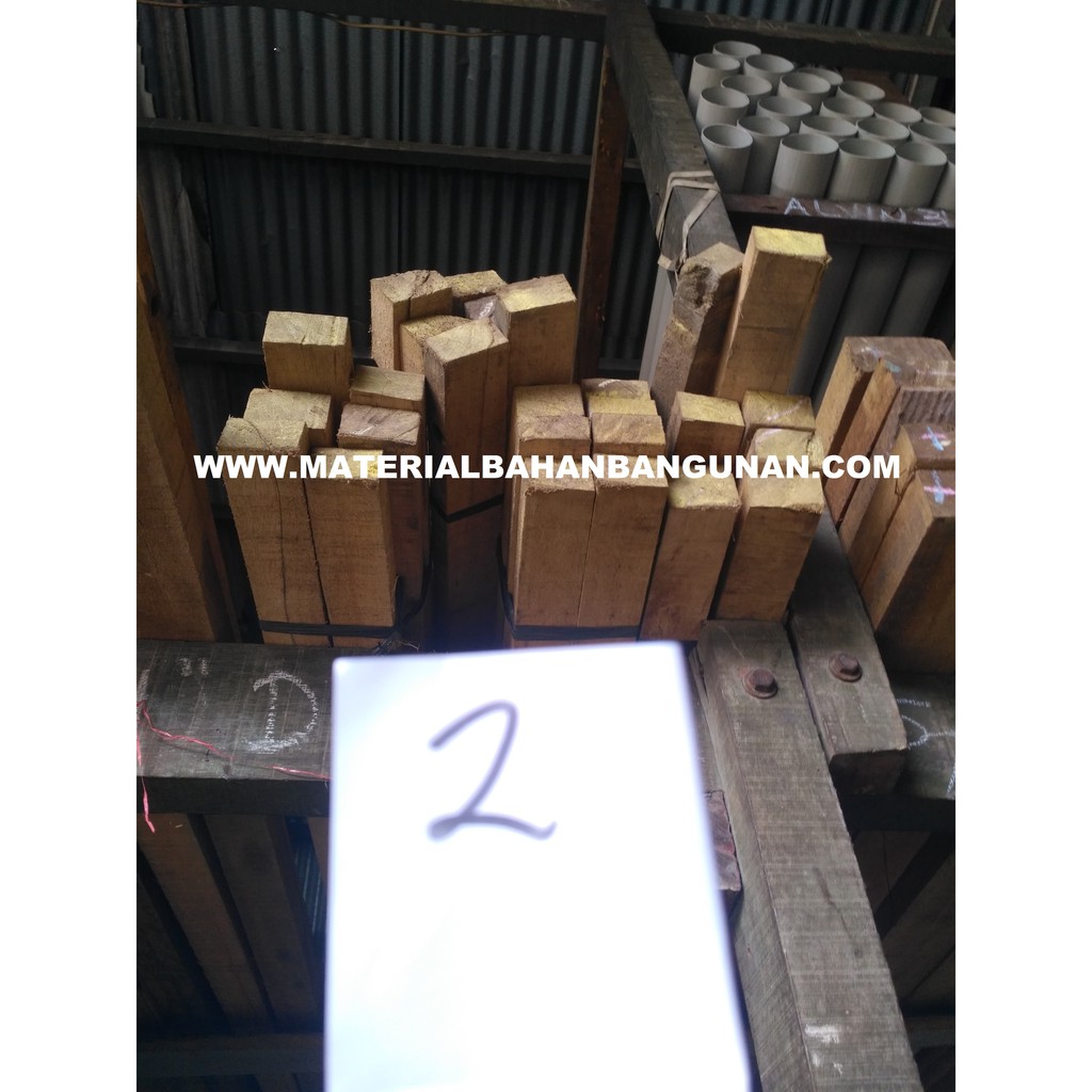 Jual Jual per meter kayu kaso 4 X 6 panjang 1 meter wood bahan bangunan