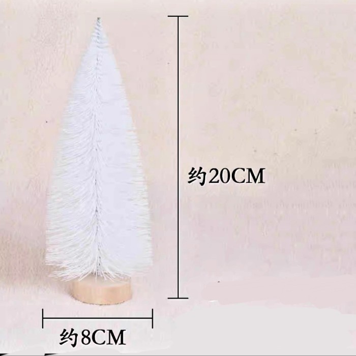 Jual Pohon Natal Mini Putih Dekorasi White Christmas Tree Pohon Meja