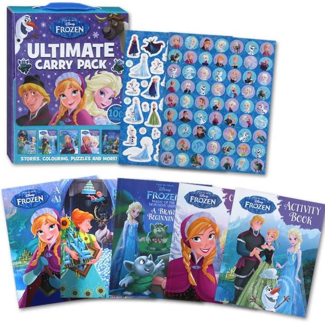 Jual Buku Stiker Aktivitas Anak Disney Frozen Elsa Anna Sticker Carry