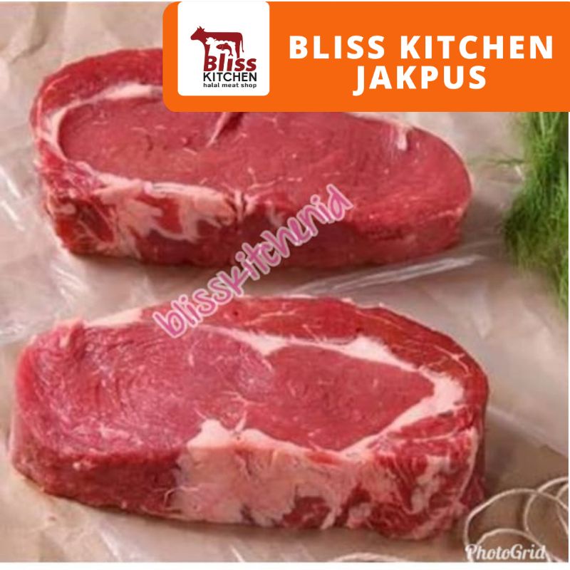 Jual Daging Sapi Impor AUS Rib Eye / Cube Roll Beef Steak Grade A 200gr ...