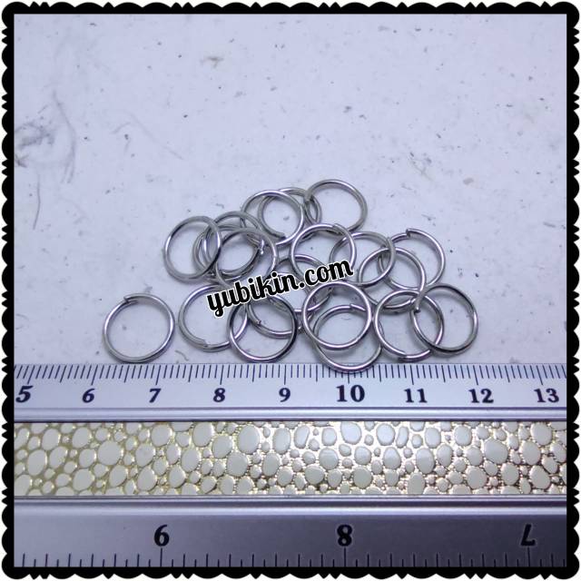 Jual 1 Gross Ring Besi Bulat 12mm Nickel Silver | Shopee Indonesia